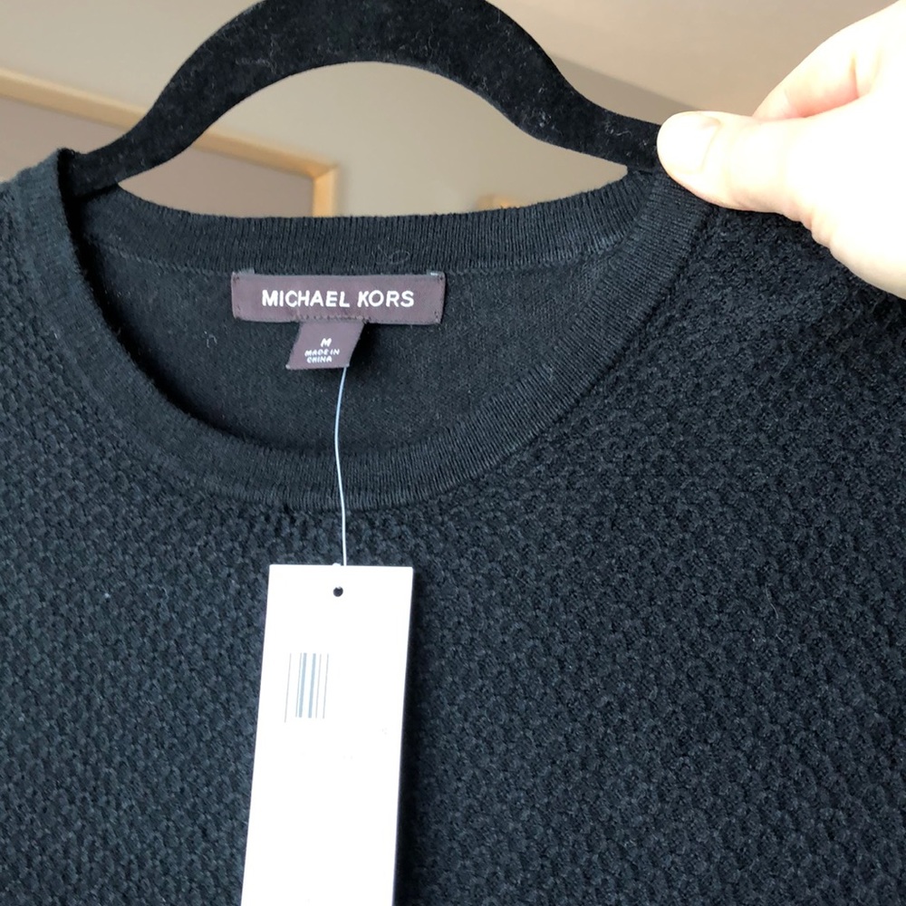 Michael Kors Black cotton blend sweater